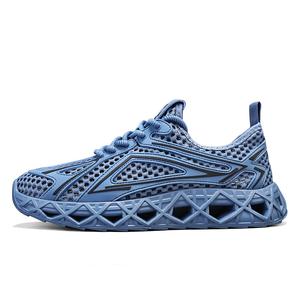 EGCHI Низкие повседневные мужские туфли синие, цвет Blue