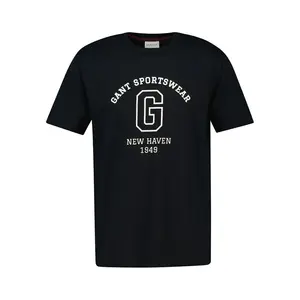 Футболка с коротким рукавом Gant Graphic 2003310, черный