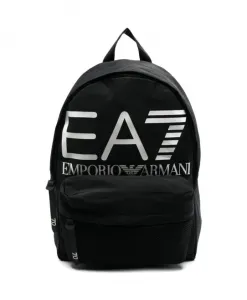 Повседневный рюкзак с логотипом Emporio Armani Ea7, черный