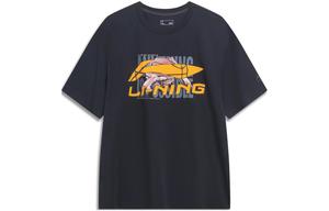 Li Ning Мужская футболка с подкладкой, Черный