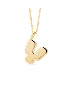 Колье с буквами - Колье с объемными буквами Ana Luisa, Bubble letter  y