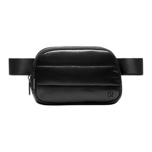 Lululemon Нейлоновый поясной рюкзак унисекс черный, Black