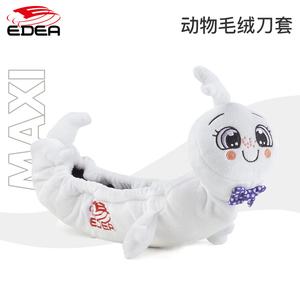 EDEA Итальянские лезвия для фигурного катания, коньки для фигурного катания, детские лезвия с плюшевыми животными, лезвия с полотенцем для впитывания, маленькие белые страшные