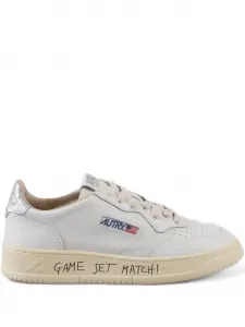 Кроссовки из перфорированной кожи AUTRY, белый