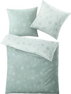Двустороннее постельное белье Kleine Wolke 159096 2-teilig, 135x1x200 см цвет salbei-weiß
