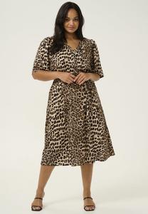 Платье-рубашка ARINAY Kaffe Curve, коричневый