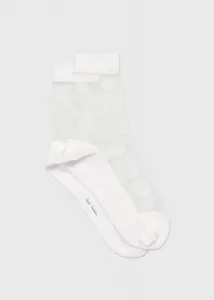 Женские носки с прозрачным логотипом