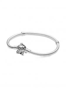 Браслет Pandora Disney Cinderella Pumpkin Coach Clasp Pandora Moments Bracelet, стерлинговое серебро