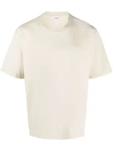 Футболка с вышитым логотипом Nanushka, белый