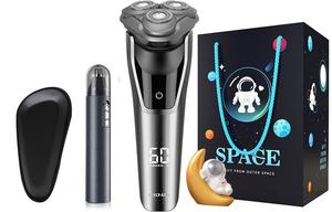 RS303 поворотная бритва три лезвия мойка по всему телу высокомощная зарядка Type-C автомобильный портативный SID