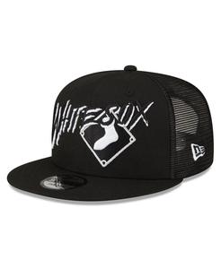 Мужская черная кепка Chicago White Sox Street Trucker 9FIFTY Snapback New Era