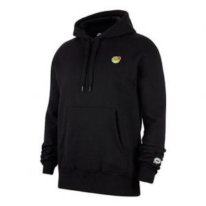 Толстовка Nike Sportswear logo Casual Pullover Sports Black, черный