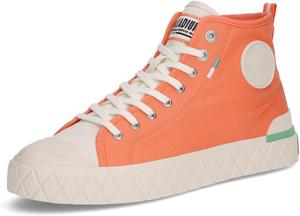 Кроссовки Palladium Unisex Palla Ace Mid из органического канваса на шнуровке, оранжевый