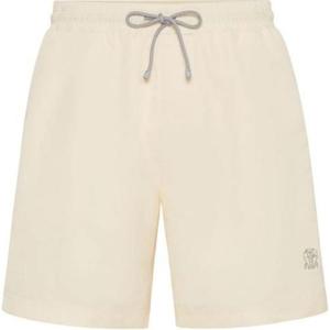 Плавки с принтом логотипа Brunello Cucinelli, бежевый