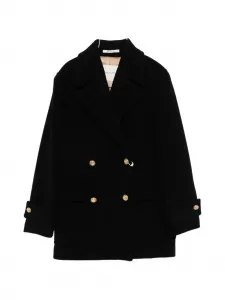 Бушлат с заостренными лацканами Gant, черный