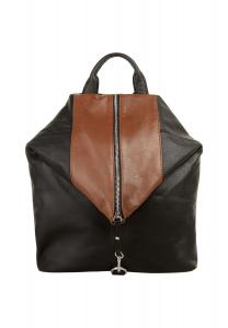 Рюкзак из натуральной кожи, производство Италия Cluty, цвет Cognac