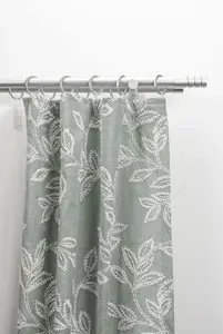 Карниз для штор GARESA "EASY", 2 направляющие, желаемая длина, комплект для штор, выдвижной, концевая кнопка с пазами, алюминий, с кольцами 64х400 см, Ø 20 мм, цвет silberfarben