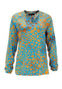 Блузка Aniston CASUAL Blouse, синий