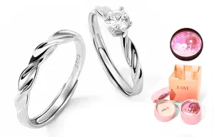 XXOFF Кольцо из стерлингового серебра 925 пробы Unisex