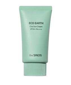 Saem Eco Earth Cica Sun Cream Солнцезащитный крем Spf 50+ The Saem