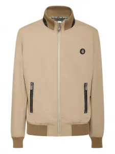 Куртка с нашивкой-логотипом Billionaire, бежевый