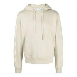 Толстовка fw21 logo pattern ordinary version green Off-White, зеленый