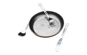 Наборы посуды Arcteryx, titanium plate+3-piece titanium tableware set