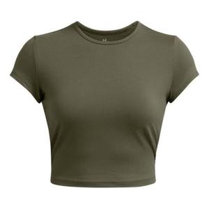 Футболка meridian baby t-shirt 'olive green' Under Armour, зеленый