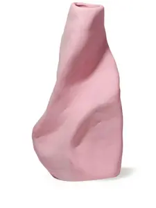 Скульптурная ваза giant wake, 39х20х18 см, Completedworks, розовый