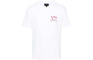 Футболка из хлопка с логотипом A.P.C, белая