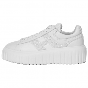HOGAN Кожаные низкие повседневные кроссовки Women's White