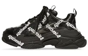 Кроссовки Balenciaga Triple S 'Logotype - Black'