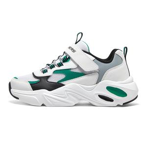 Кроссовки Stamina Airy Kids Lifestyle GS Low-top Белый/зеленый Skechers, зеленый