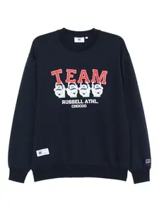 Толстовка с графичным узором Chocoolate, синий