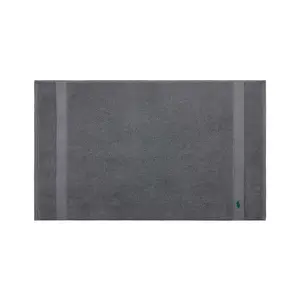 Хлопковый коврик для ванной Polo Player 24 Ralph Lauren Home, серый