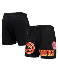 Мужские черные шорты Atlanta Hawks Mesh Capsule Pro Standard