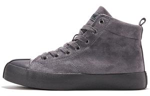 Кроссовки для скейтбординга с высоким берцем и противоскользящей амортизацией, унисекс, серые, с рисунком гор и морей Feiyue