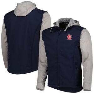 Мужская куртка Dunbrooke Navy/Heather Grey St. Louis Cardinals Alpha с молнией во всю длину