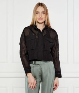 Куртка Cropped fit Pinko, черный