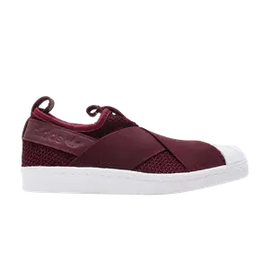 Кроссовки Adidas Wmns Superstar Slip On 'Red Night', красный