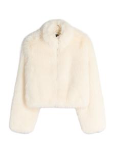 Куртка межсезонная Bershka, от белого