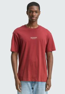 Футболка TOM TAILOR DENIM RELAXED, Burnt Russet/Red