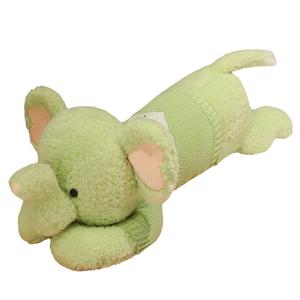 Мягкая и милая плюшевая кукла слон высота 90cm/110cm/130cm/160cm Tranquility and elegance, зеленый