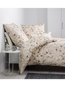 Janine Постельное белье Janine Interlock Jersey, размер Carmen S, натуральный цвет мокко-серебристый