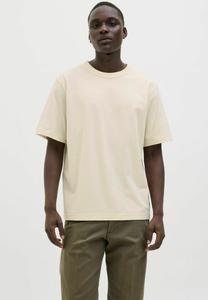 Футболка Jack & Jones JJEDOVER CREW NECK, Antique White/Beige