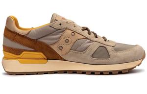 Кроссовки Shadow Original для бега мужские с низким верхом коричневого цвета Saucony