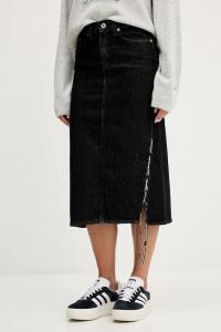 Джинсовая юбка Karl Lagerfeld Jeans, черный