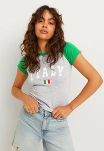 Футболка с принтом JXGIGI TEE JJXX, черный