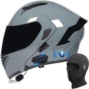 Шлем Guenzo мотоциклетный, серый