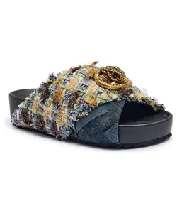 Тапочки «Челси» с перекрестными ремешками Kurt Geiger, мультиколор